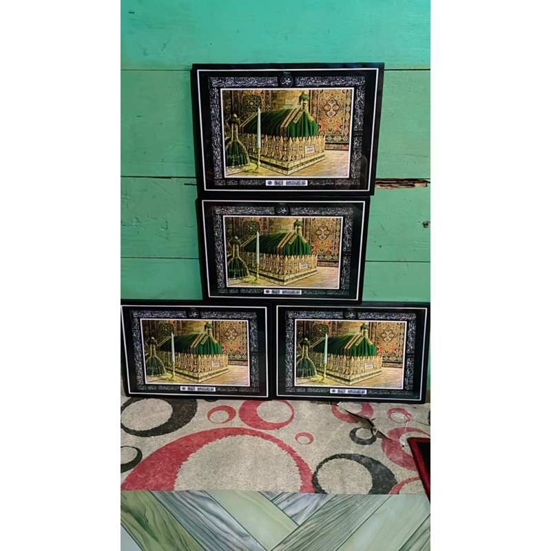 foto makam Rasulullah bahan styrofoam