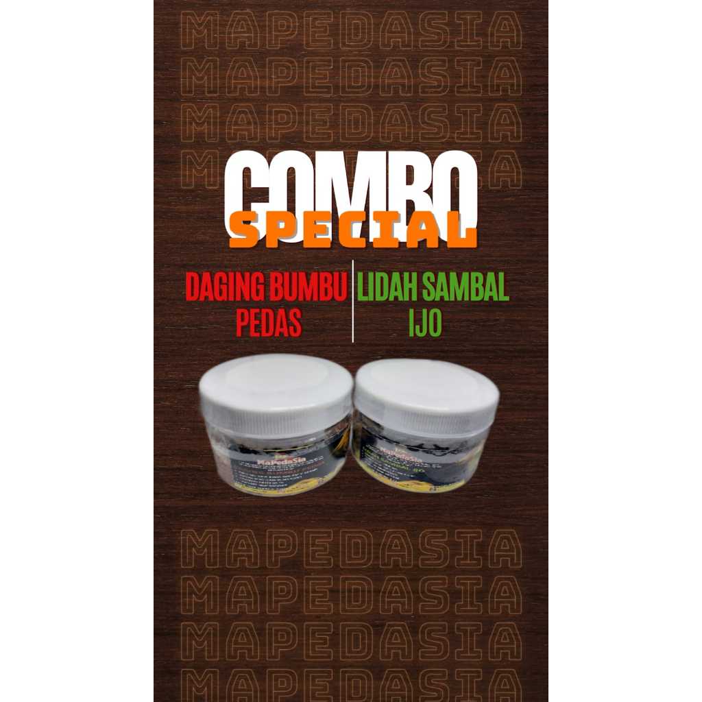 

COMBO SPESIAL 2 (daging bumbu pedas,lidah sambal ijo)