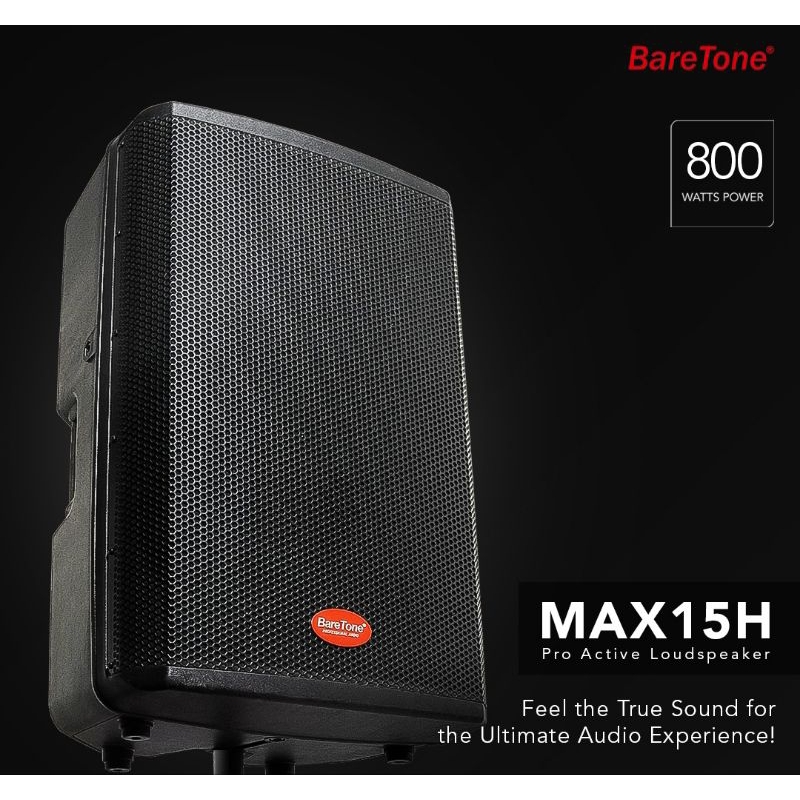 SPEAKER AKTIVE BARETONE MAX 15 H / MAX-15H / MAX15H SPEAKER AKTIF BARETONE ORIGINAL 15 INCH