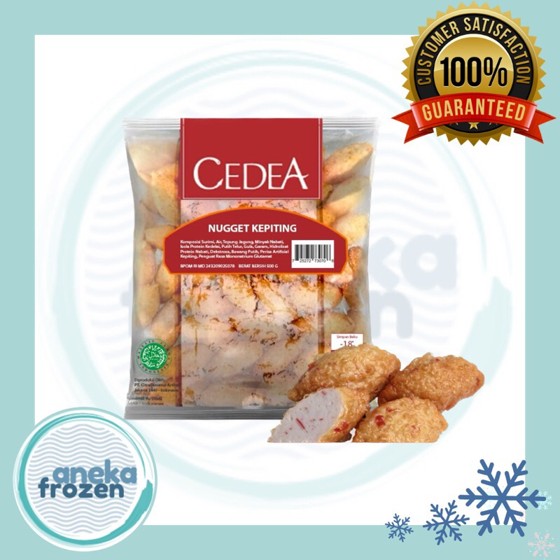 

cedea crab nugget 500 gram aneka frozen malang