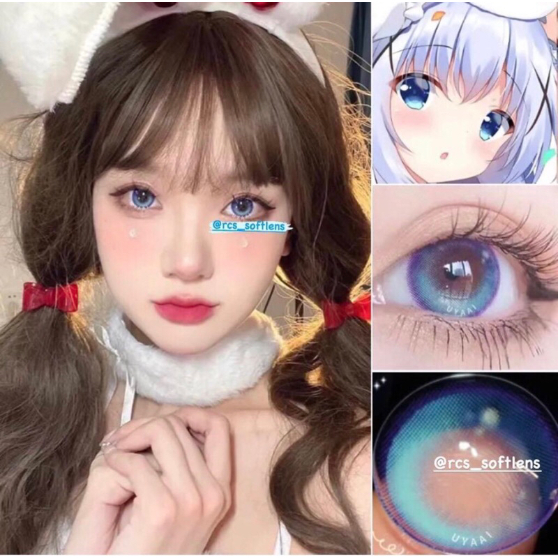 softlens biru minus softlens sosplay biru minus