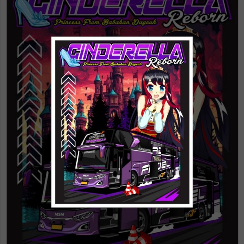 

(free sticker)CETAK STICKER BUSMANIA 5 PCS MSM CINDERELLA HOLOGRAM TERMURAH