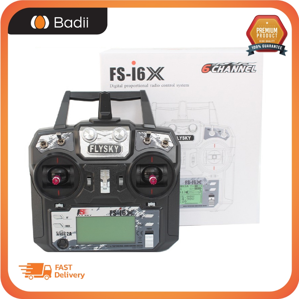 Flysky I6X FS-i6X 10CH Better Than Flysky I6 with iA10B RECEIVER 10CH