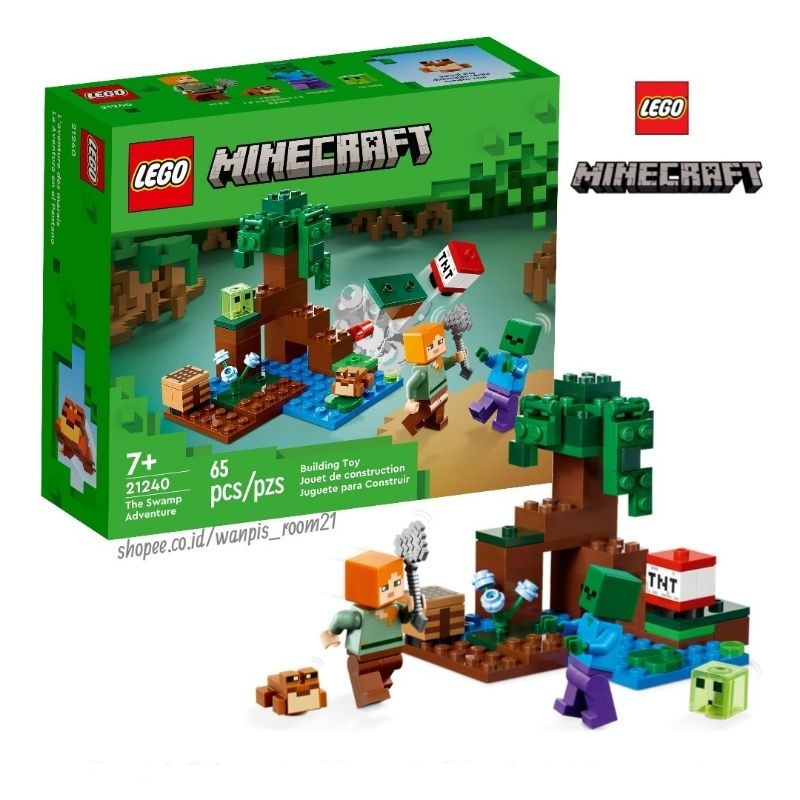 Lego Minecraft 21240 The Swamp Adventure - Lego Games Minecraft