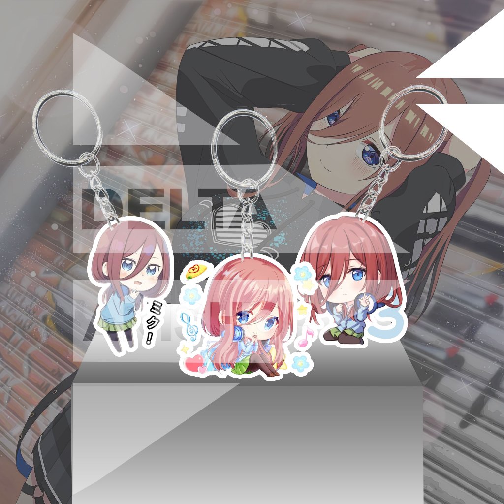 Gantungan Kunci / Keychain / Gantungan HP - Go-Toubun no Hanayome - Miku Nakano