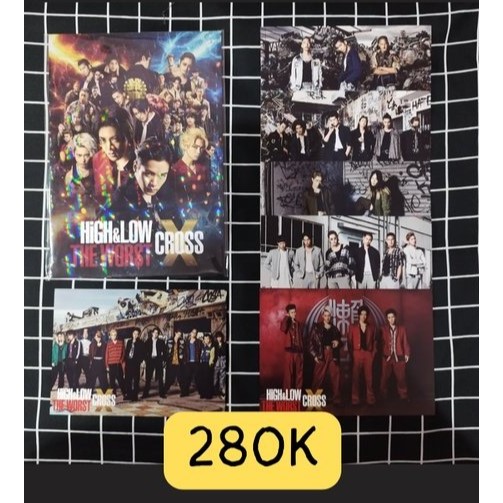 postcard high and low high&low the worst x cross oya housen suzuran senomon kamasaka ebara