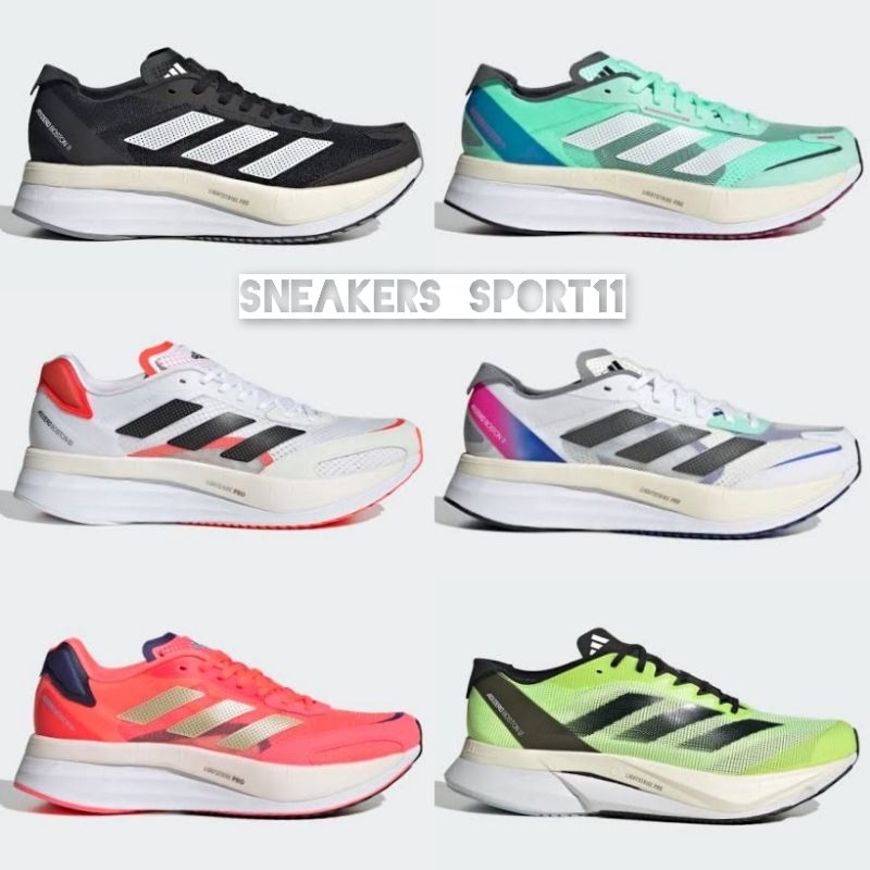 ADIDAS ADIZERO BOSTON 11 Colorway Legacy Indigo Running Shoes