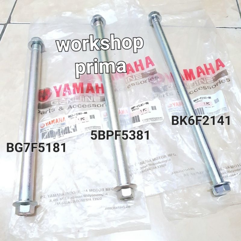 as roda depan belakang as sasis frame kerangka swing arem mt15 mt 15 mtn 155 2019 - 2022 ori ygp