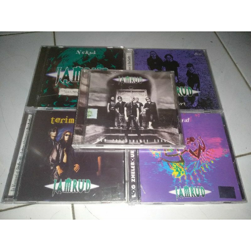 JAMRUD ( sepaket 5 album ) CD ORIGINAL BAND ROCK INDONESIA