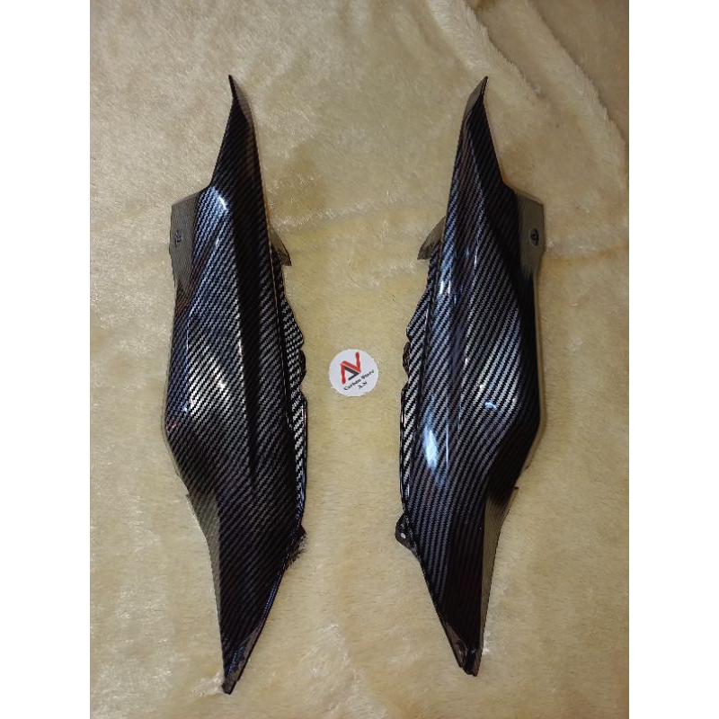 Cover Side Mio M3 Body Samping Kiri Kanan Mio M3 Full Karbon Celup - Carbon WTP