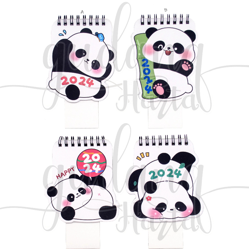 

Kalender Meja 2024 Panda Calender Duduk Motif Panda Bentuk GH 505002