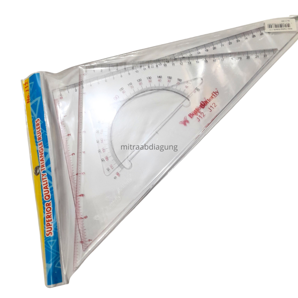 

MISTAR SEGITIGA BUTTERFLY J-12