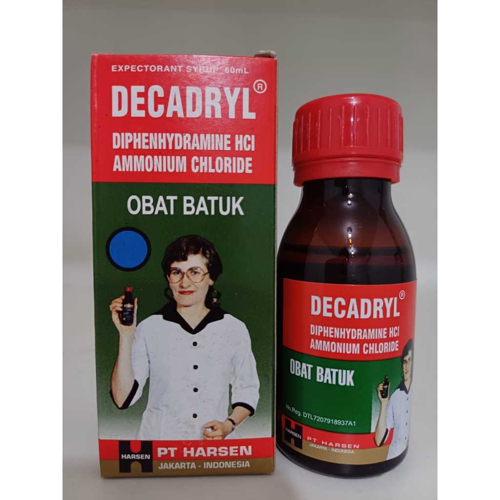 Decadryl obat batuk berdahak alergi (60ml)