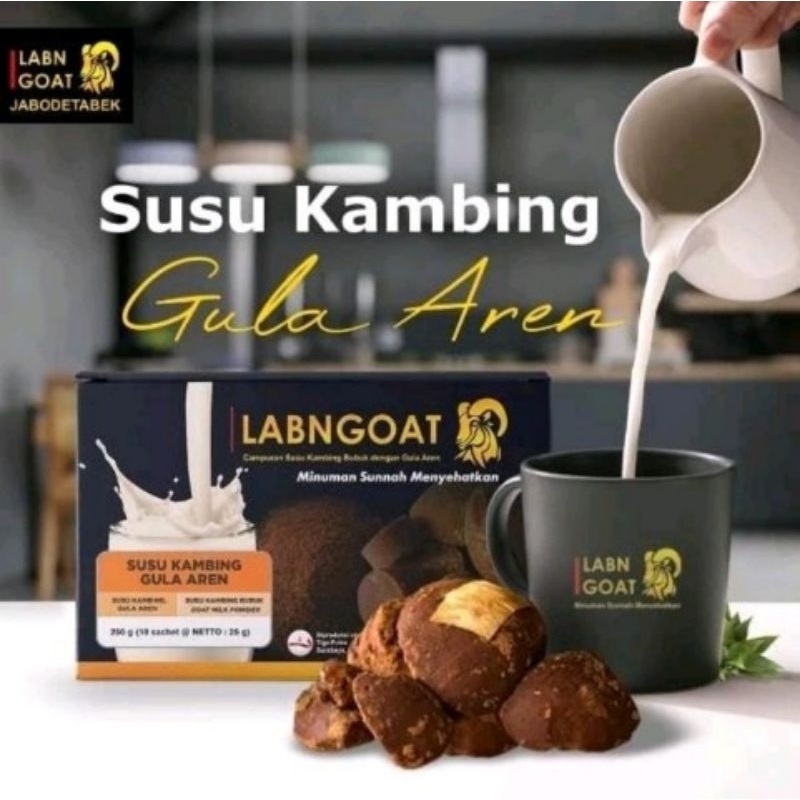 

LABNGOAT - SUSU KAMBING PLUS GULA AREN/ 1 BOX ISI 10 SACHET