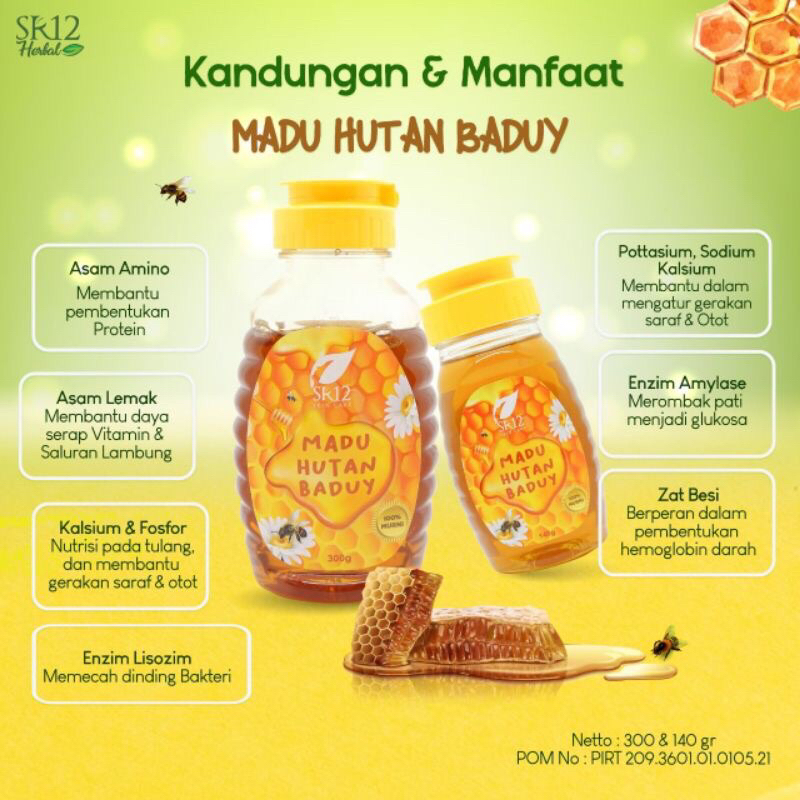 

MADU HUTAN BADUY SR12/MADU LEBAH SR12/MADU MURNI/MADU ASLI