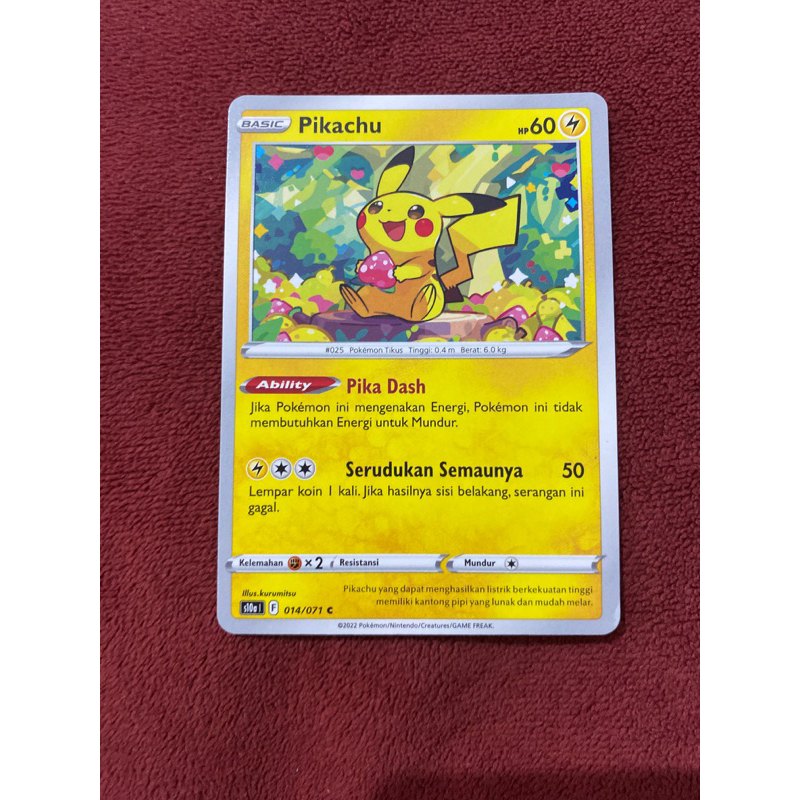 pokemon tcg pikachu 014/71 C