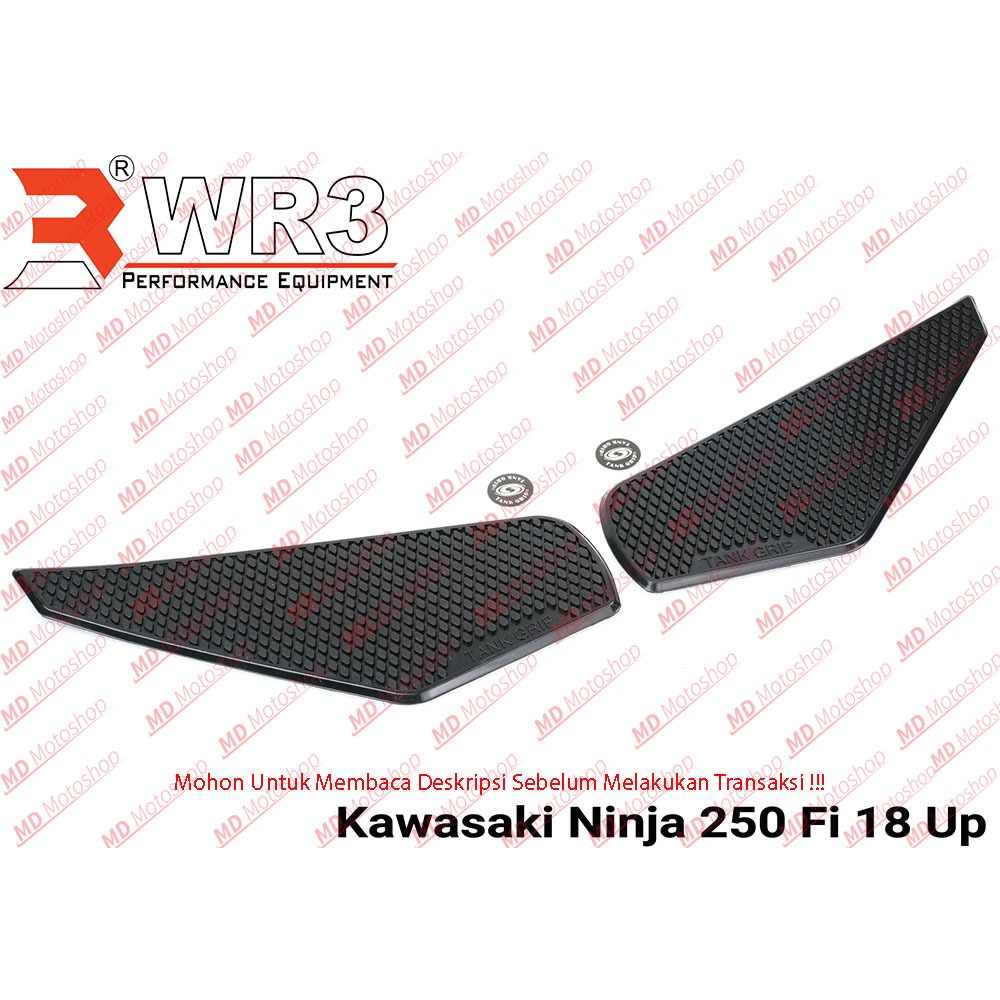 Tankgrip WR3 Sisi Samping New Ninja 250 Fi 2018 / Ninja 250 Fi Z250