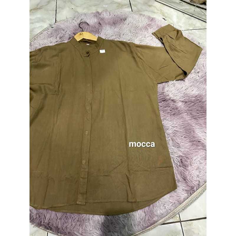 Kemeja wanita kemeja rayon wanita Fashion wanita Maudy Mocca