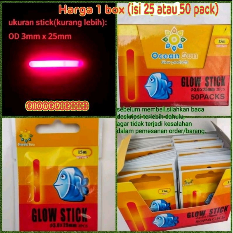 starlite / starlight pancing / light stick lampu fosfor pelampung kumbul ( bukan led )