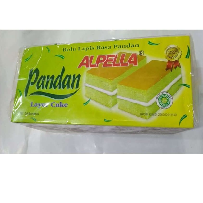 

Alpella Pandan Bolu Lapis Layer Cake isi 24 Bungkus