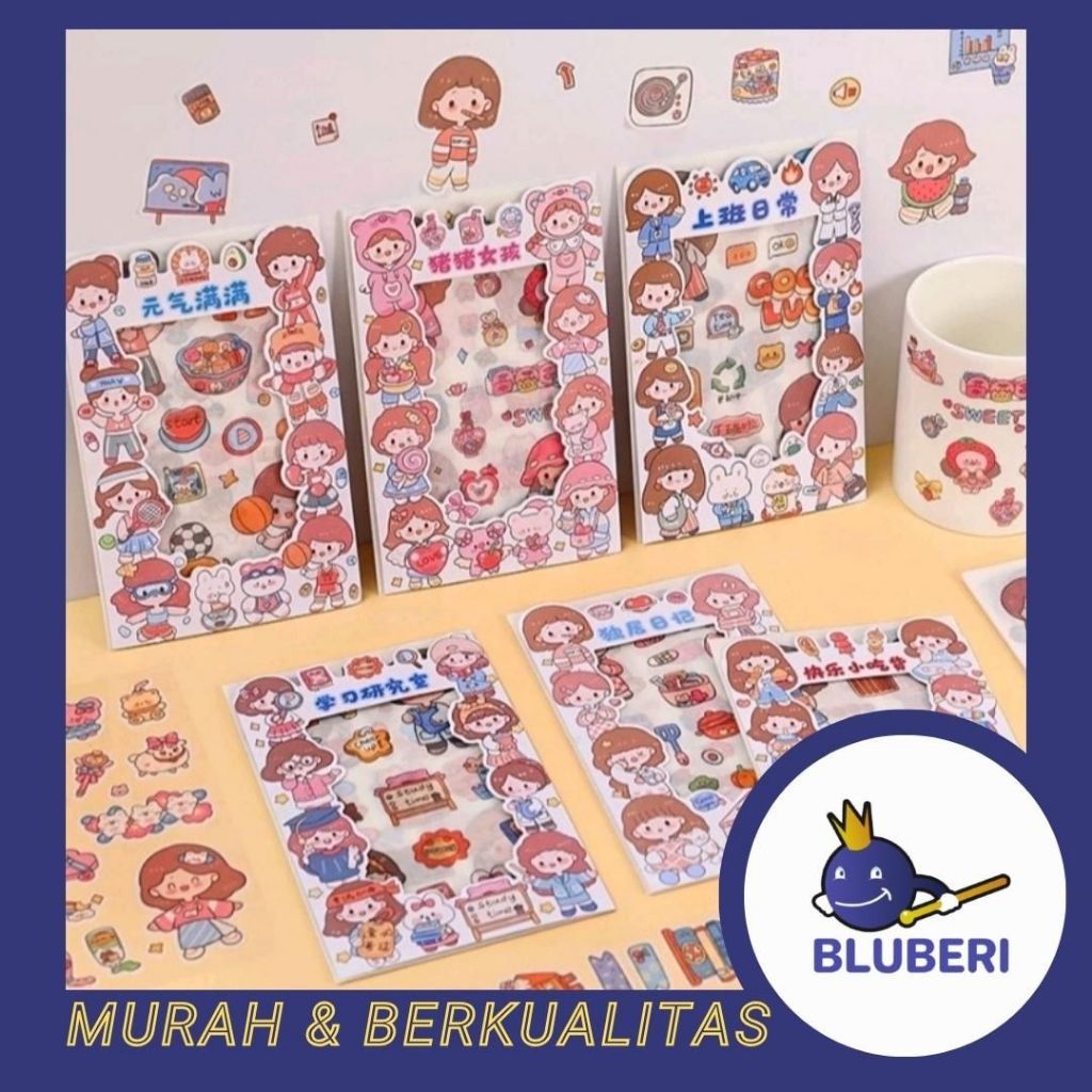 

BLUBERI | STICKER AESTHETIC DECO JURNAL DIY WATERPROOF ST18
