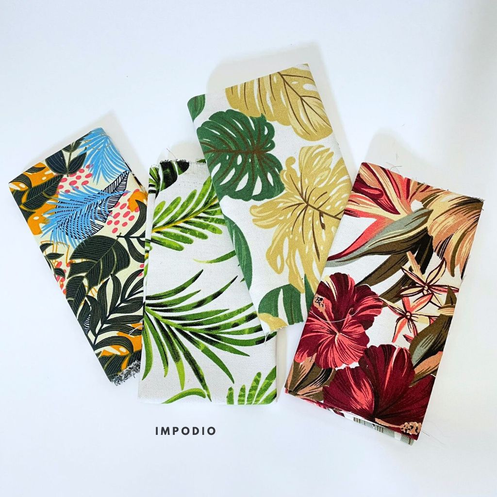 IMPODIO Tropical Napkin /kain kanvas props foto