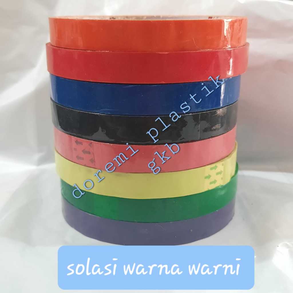 

Horici Tape 12MM*50Y Warna Warni / Perekat Murah Super Kuat Isolasi / Isolasi Toples / solasi warna warni