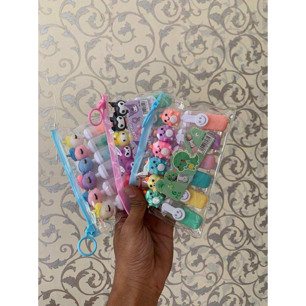 

Stabilo Sanrio Bekarakter 1SET( 6pcs/6 Warna)