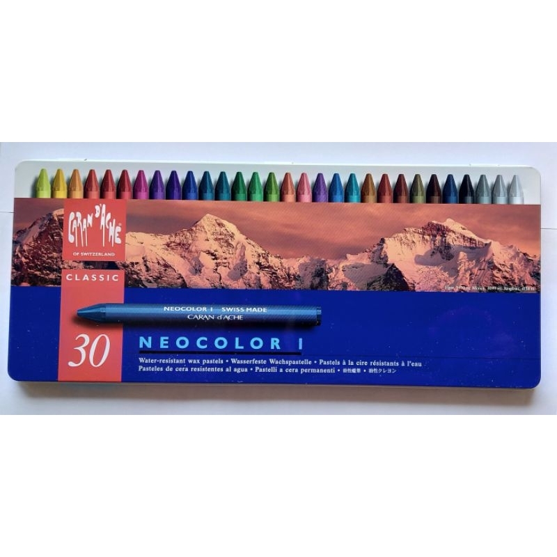 

CARAND'ACHE CRAYON CLASSIC NEOCOLOR I , ISI 30 WARNA