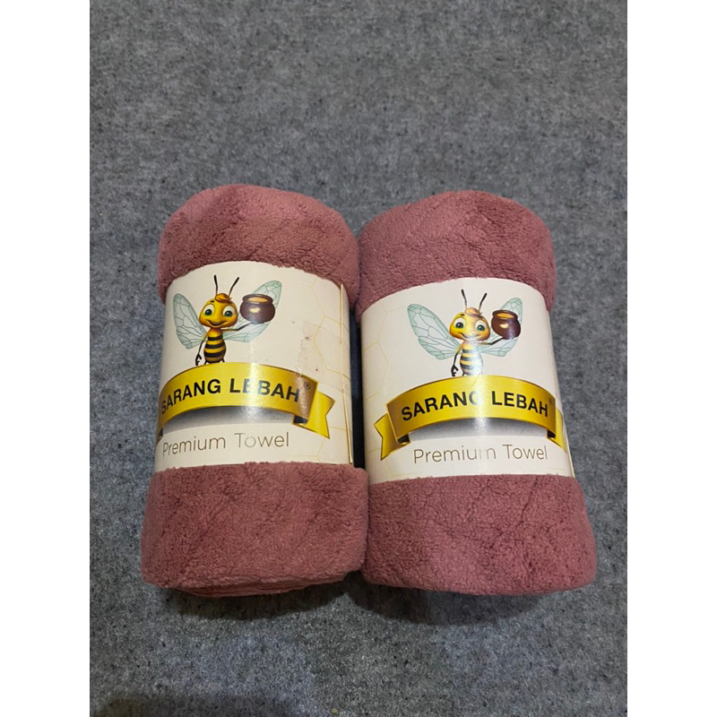 Handuk Bulu Sarang Lebah premium towel kecil Microfiber handuk couple seserahan kado pernikahan