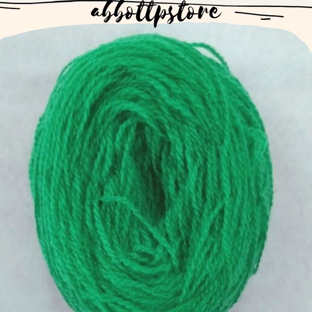 SPESIAL|BENANG SIET HIJAU TUA|Benang wol / benang siet 200GRAM