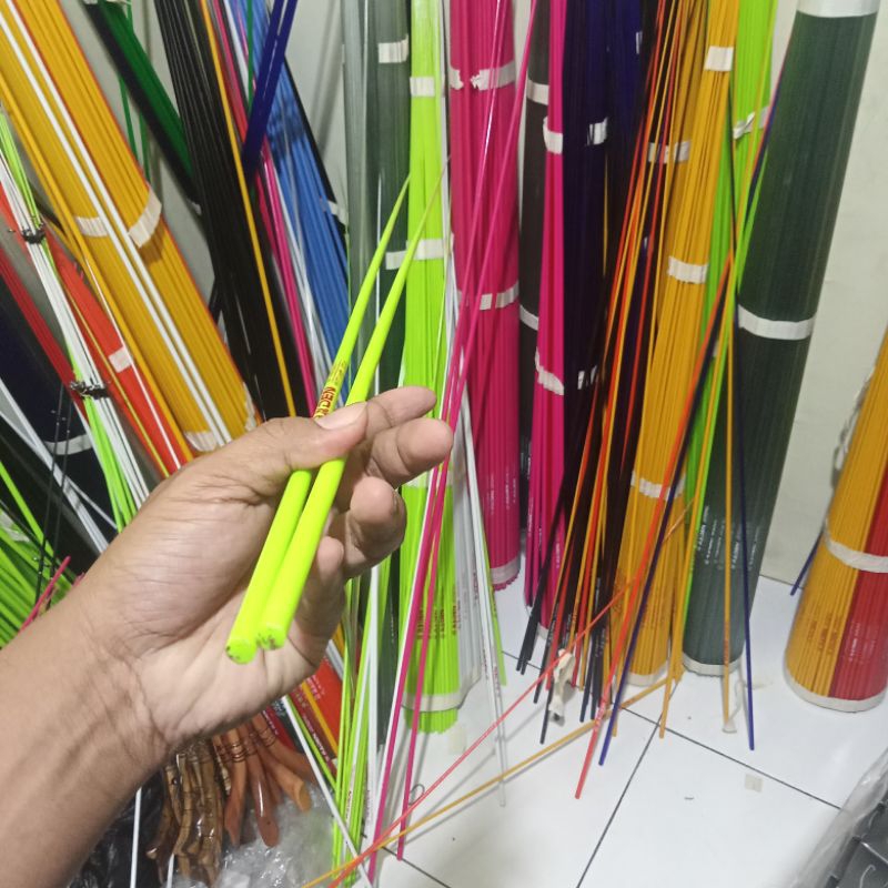blank fiber 120 cm 130 cm bahan sayap layangan dan joran pancing