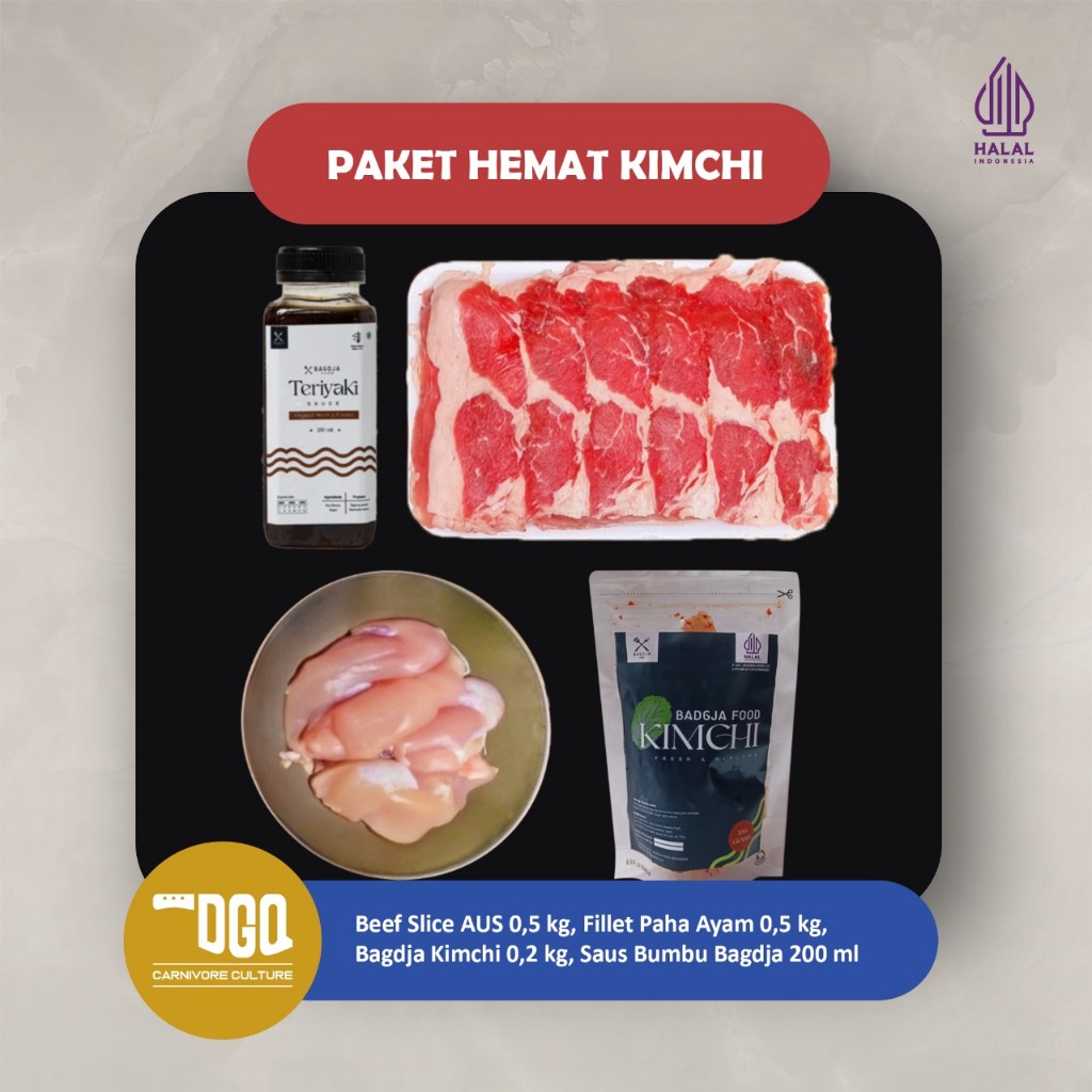 

Paket Daging Slice Hemat Grill Kimchi