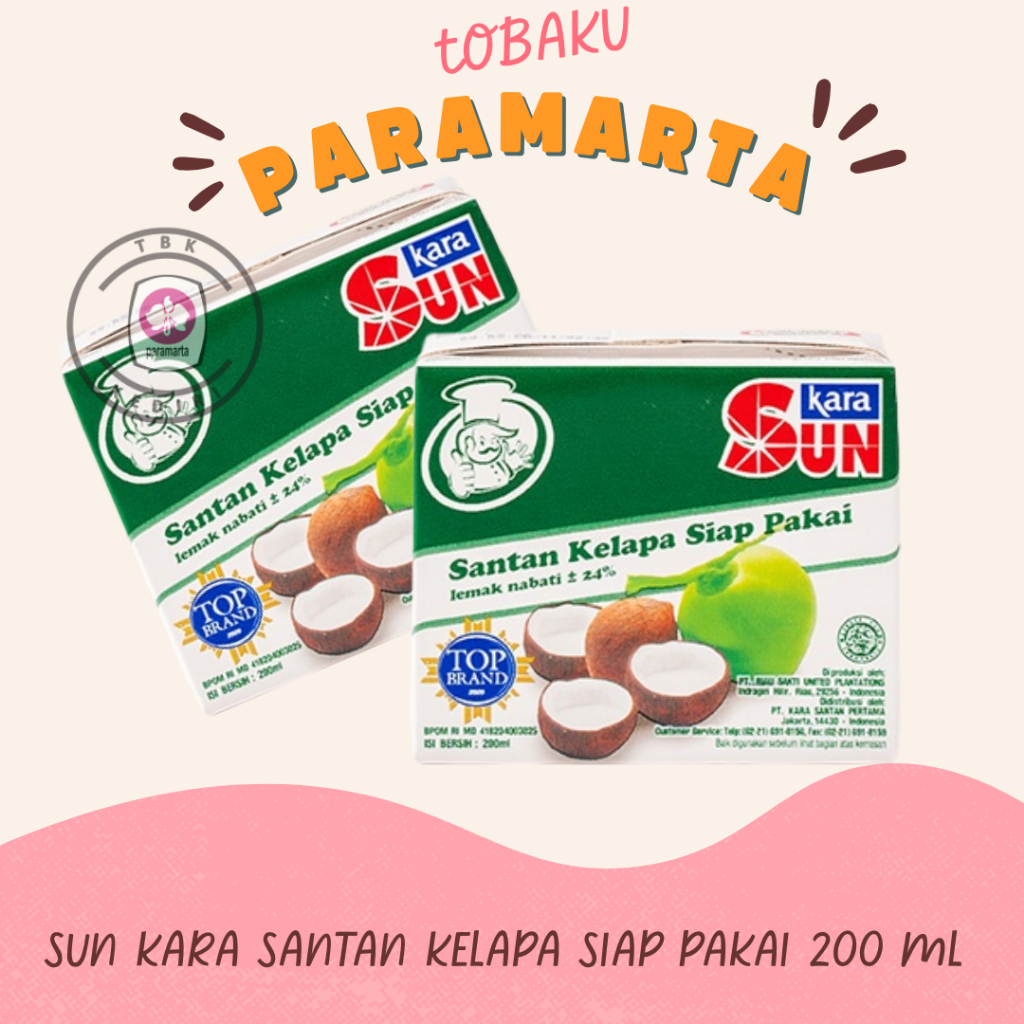 

SUN KARA SANTAN KELAPA SIAP PAKAI 200 ML