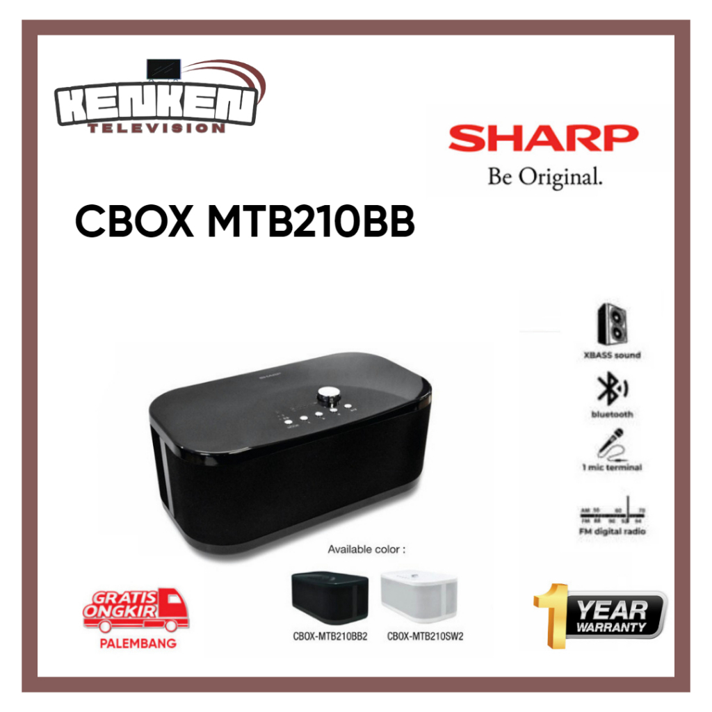 Speaker Bluetooth Sharp CBOX-MTB210BB Speaker Sharp
