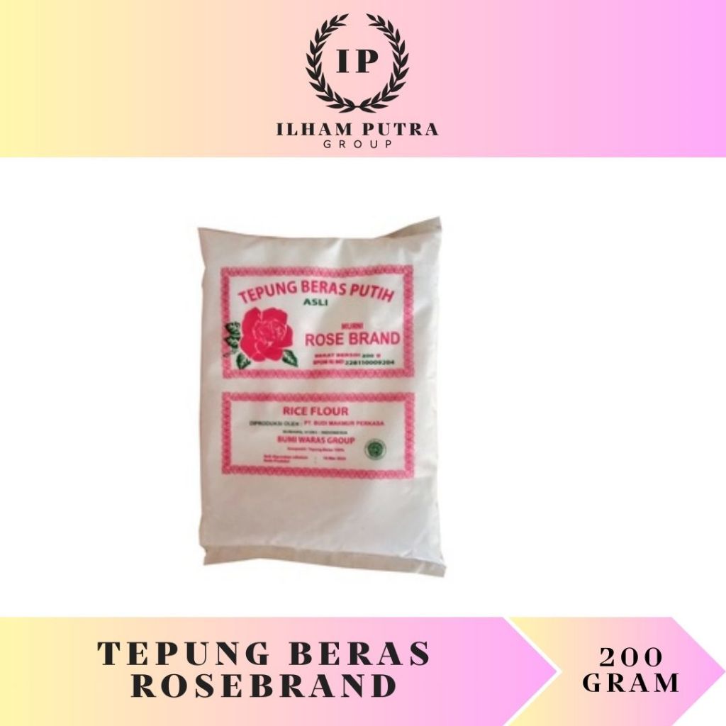 

tepung beras rosebrand 200gr (1dus isi 50pcs)
