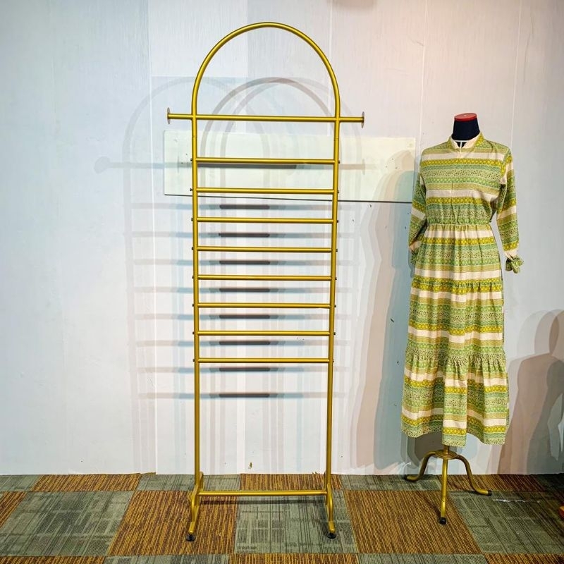 standhanger jilbab oval  busur CUSTOM 9 &11susun FREE HANGER JILBAN PASMINA | gawang jilbab pasmina 