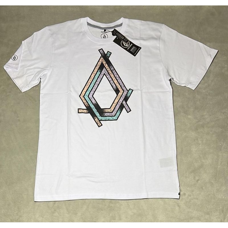 kaos pria lengan pendek surfing premium volcom