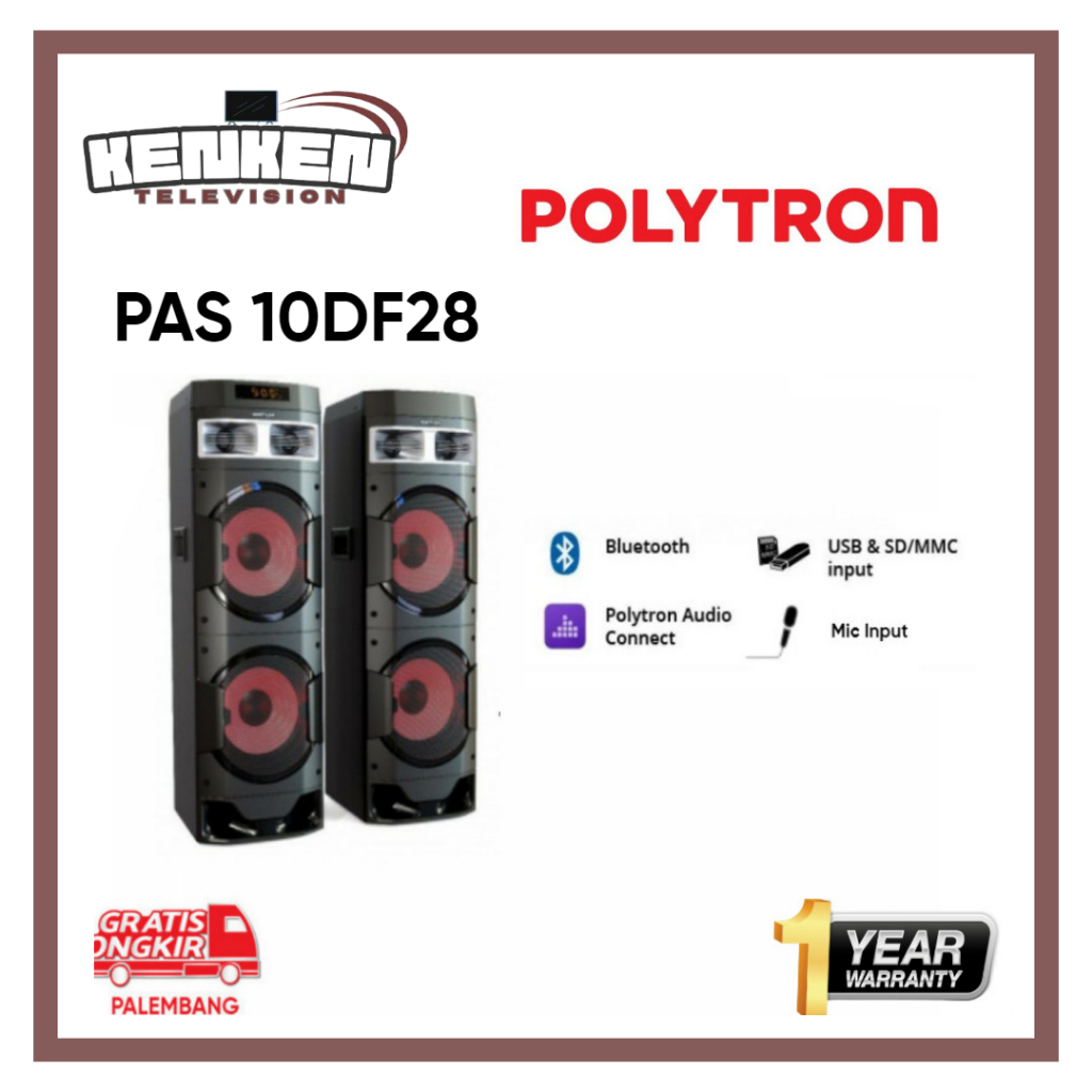 Speaker Bluetooth Polytron PAS10D28/PAS10DF22 Speaker Polytron