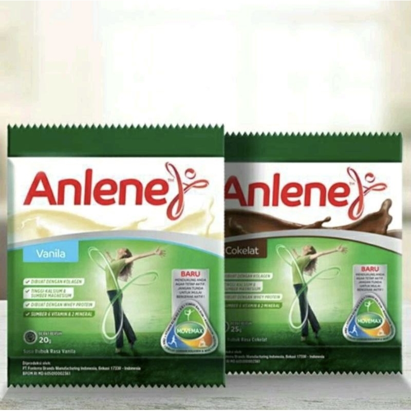 

Susu Bubuk Anlene Sachet 25g×10 Pcs