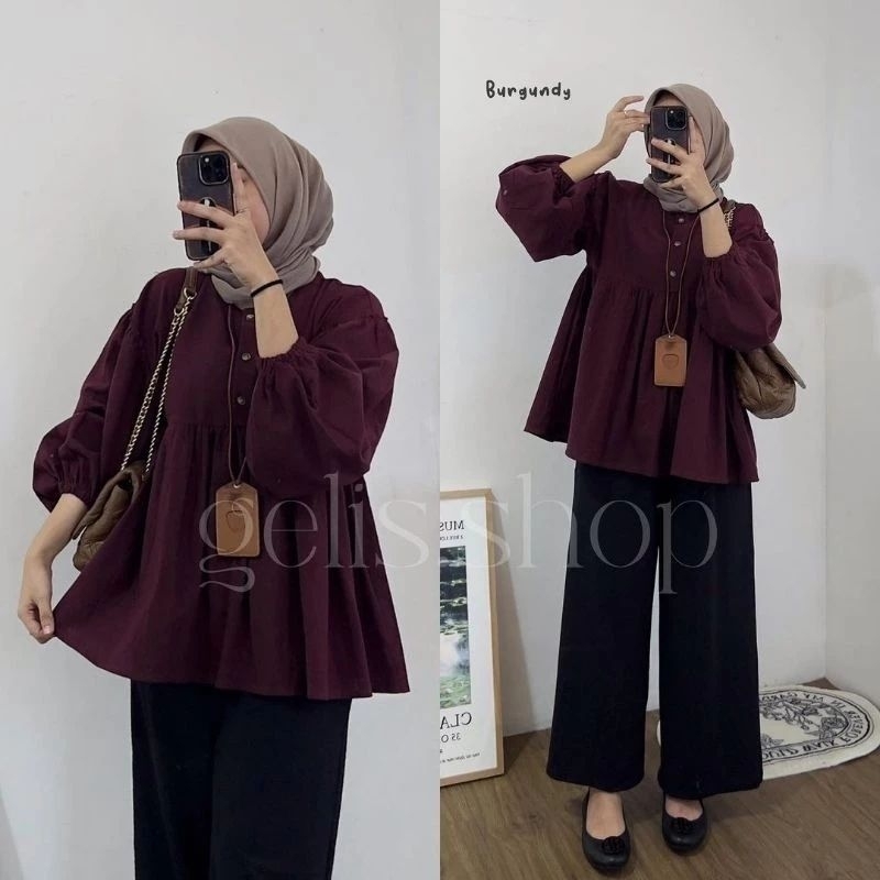 [FIX DAPAT] DIANA TOP BLOUSE BY GELIS.SHOP