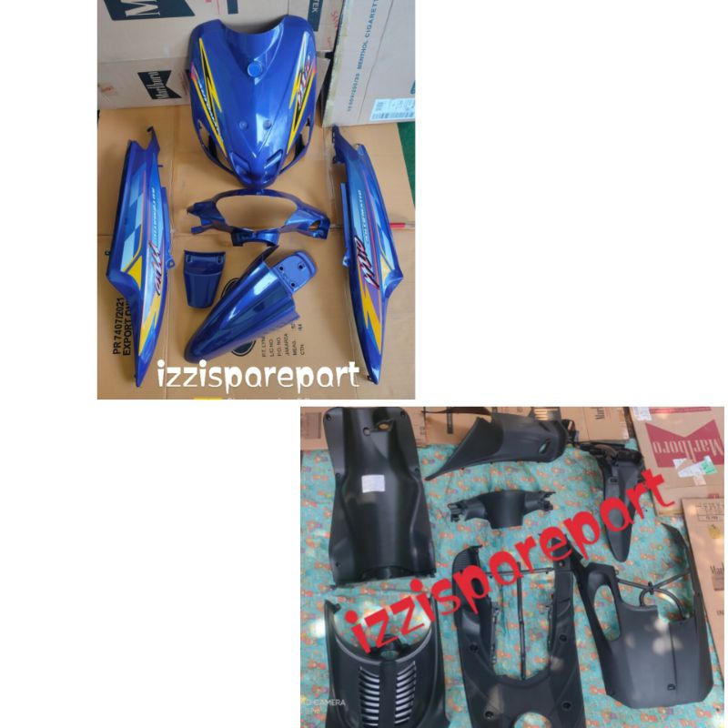 FULL BODY HALUS KASAR MIO SPORTY BIRU + STRIPING BENDERA 2004