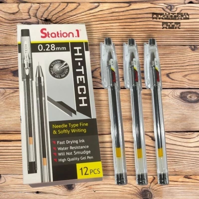 

12picis Pulpen Hitech 0.28 Station / Bolpoin hitech station