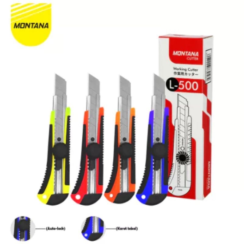 

Pisau Cutter Besar MONTANA L-500