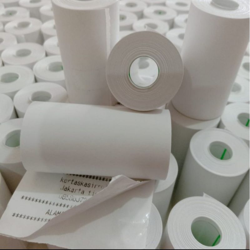 

Kertas Stiker/Label Thermal 57/58x30mm Panjang 5 Meter Termurah