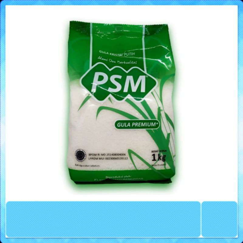 

Gula PSM - Gula Pasir - Gula Putih - Gula Tebu - 1 kg