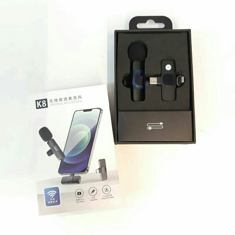 mic wireless clip K8