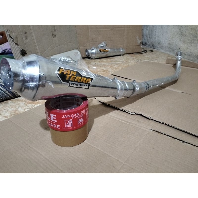 knalpot karisma knalpot racing fanterra karisma Revo absolute Honda Blade dll