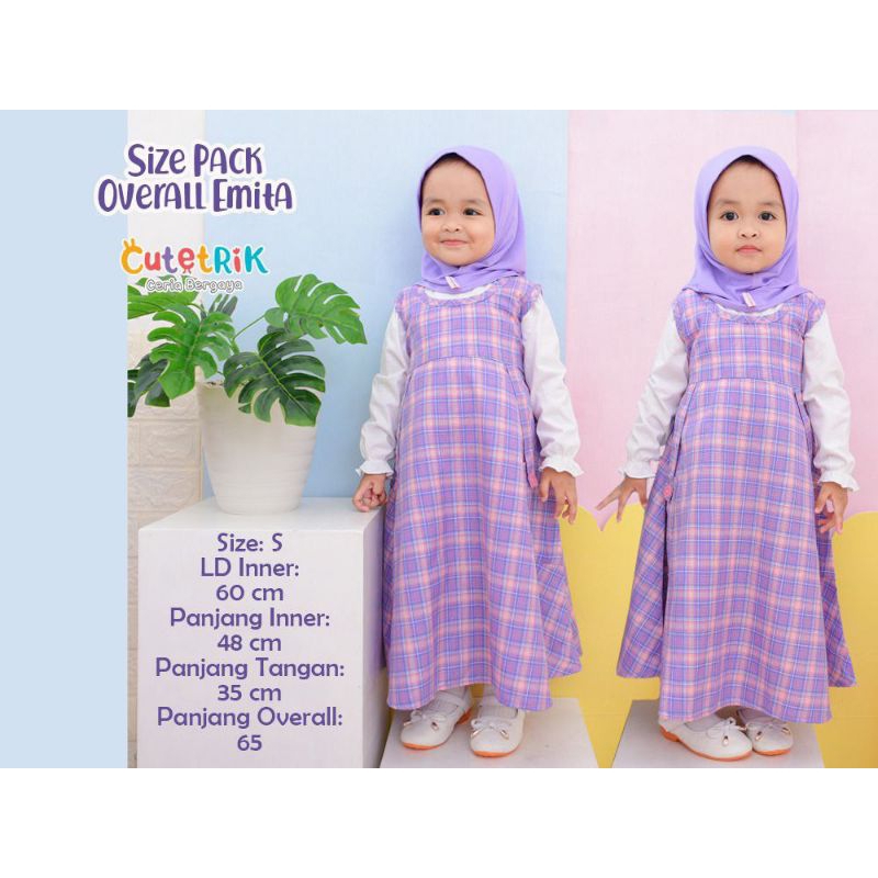 Overall Baby / Overall Anak Perempuan Cutetrik