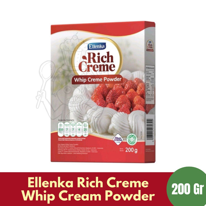 

Ellenka Rich Creme Whip Cream 200Gr